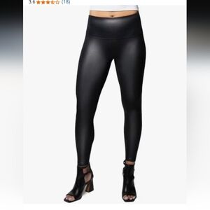 Jane and Bleecker Shiny Black Leggings